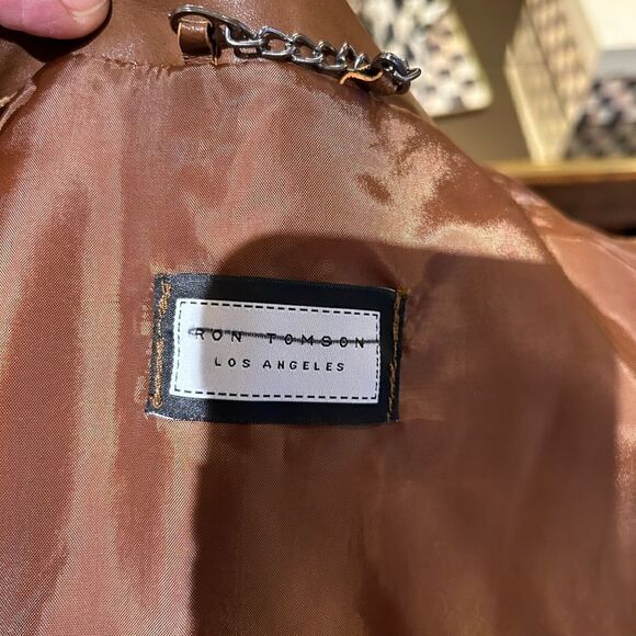 Men’s Ron Thompson Los Angeles, soft, leather jacket, size large - Picture 8 of 11